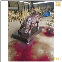 鑄銅關公 華爾街旺市牛開業喬遷禮品