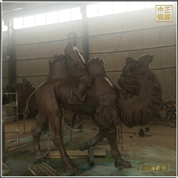 鑄銅關公 大型景區駱駝銅雕塑