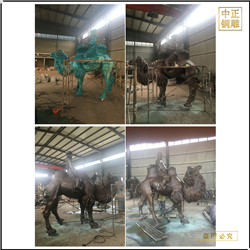 鑄銅關公 2米駱駝鑄造廠家
