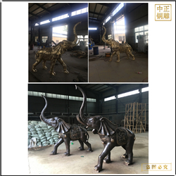 銅大象雕塑廠家供應