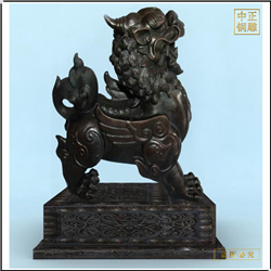 鑄銅關(guān)公 室外銅貔貅擺件