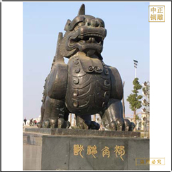 鑄銅關(guān)公 大型貔貅銅雕塑鑄造