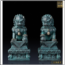 鑄銅關(guān)公 青銅故宮獅子制作