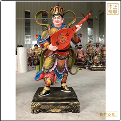 鑄銅關(guān)公 廟宇鑄銅四大天王佛像擺件