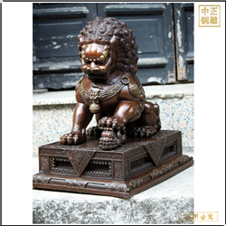 鑄銅關公 室外銅獅子鑄造