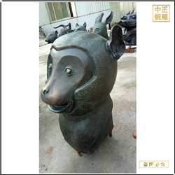 定制十二生肖銅雕塑 定制十二生肖銅雕塑
