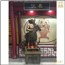 鑄銅關(guān)公 伏羲人物銅雕塑
