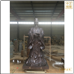 鑄銅關(guān)公 室外大型朱熹雕塑鑄造