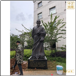 鑄銅關(guān)公 純銅張仲景人物雕塑制作廠