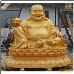 鑄銅關(guān)公 鑄銅彌勒佛坐像圖片