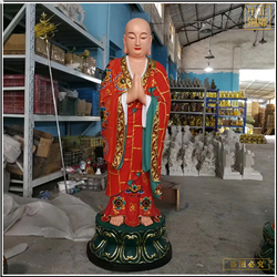 鑄銅關(guān)公 鑄銅彩繪地藏王佛像
