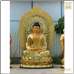 鑄銅關公 標準的釋迦牟尼佛神像