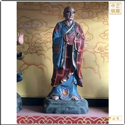 寺院供奉十八尊者佛像 寺院供奉十八尊者佛像